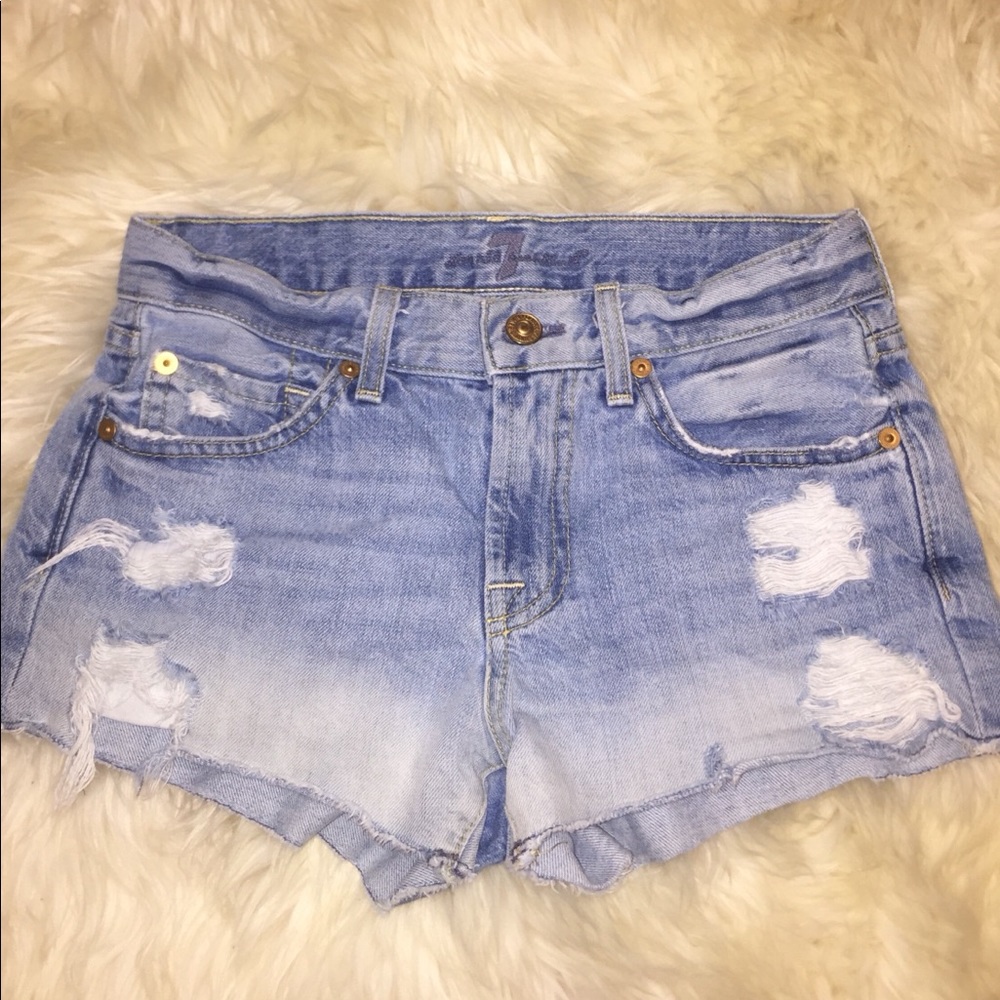 Size 2 ripped jean shorts